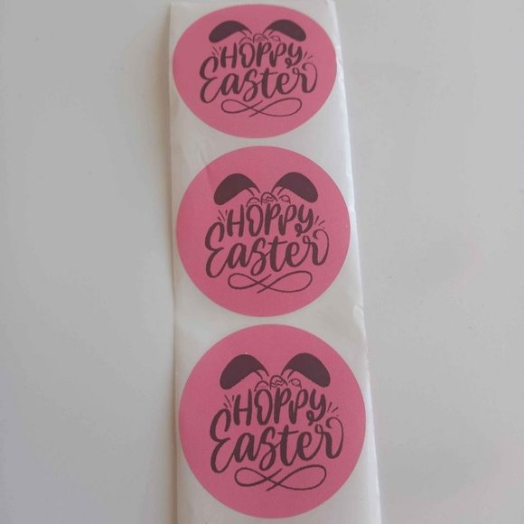 Hand Crafted Other - 💙100 Hoppy Easter- Round Shipping Labels Thermal Packaging Stickers 2"x2"💙